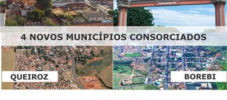 CIVAP INTEGRA NOVOS MUNICÍPIOS: ORIENTE, QUEIROZ, BOREBI E QUINTANA CIVAP INTEGRA NOVOS MUNICÍPIOS: ORIENTE, QUEIROZ, BOREBI E QUINTANA
