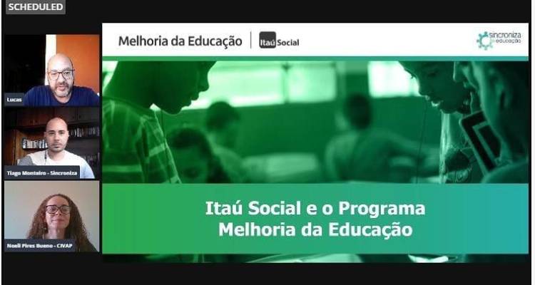 CIVAP RECEBE O CURSO ENSINO HÍBRIDO NA PRÁTICA EM PARCERIA COM O ITAÚ SOCIAL CIVAP RECEBE O CURSO ENSINO HÍBRIDO NA PRÁTICA EM PARCERIA COM O ITAÚ SOCIAL