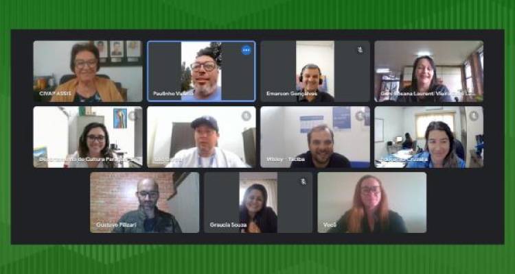 Câmara Técnica de Cultura do CIVAP se reúne e discute planos de ação para a LPG Câmara Técnica de Cultura do CIVAP se reúne e discute planos de ação para a LPG