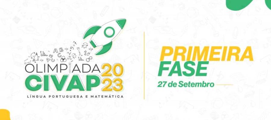 Olimpíada CIVAP de Língua Portuguesa e Matemática: + de 4 mil alunos confirmados na edição 2023 Olimpíada CIVAP de Língua Portuguesa e Matemática: + de 4 mil alunos confirmados na edição 2023