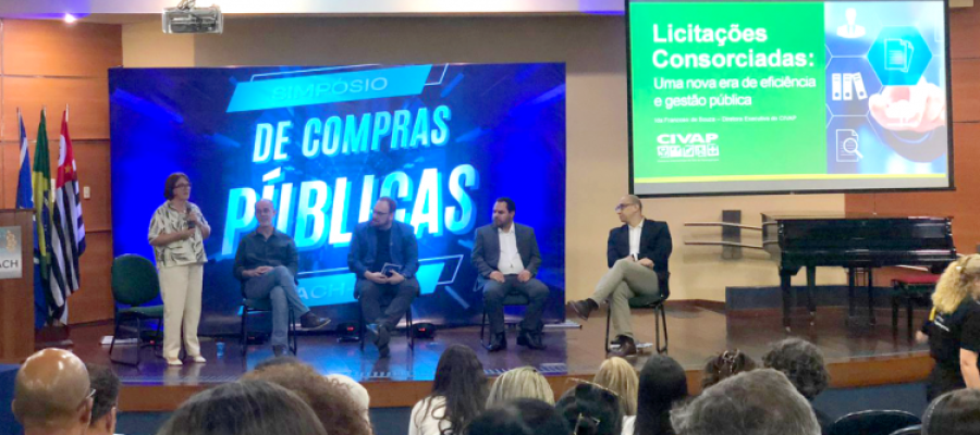 Licitações Consorciadas: CIVAP é destaque em Simpósio de Compras Públicas na USP Licitações Consorciadas: CIVAP é destaque em Simpósio de Compras Públicas na USP