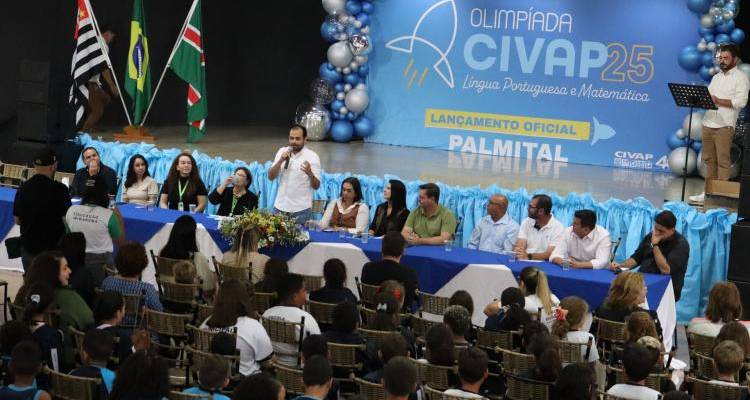 Palmital recebe evento de abertura da Olimpíada CIVAP de Língua Portuguesa e Matemática Palmital recebe evento de abertura da Olimpíada CIVAP de Língua Portuguesa e Matemática