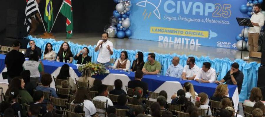 Palmital recebe evento de abertura da Olimpíada CIVAP de Língua Portuguesa e Matemática Palmital recebe evento de abertura da Olimpíada CIVAP de Língua Portuguesa e Matemática