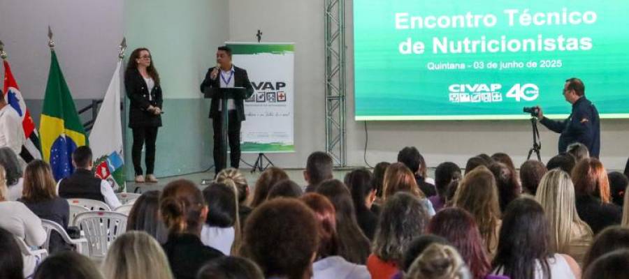 CIVAP realiza Encontro Técnico de Nutricionistas com foco na alimentação escolar, em Quintana/SP CIVAP realiza Encontro Técnico de Nutricionistas com foco na alimentação escolar, em Quintana/SP
