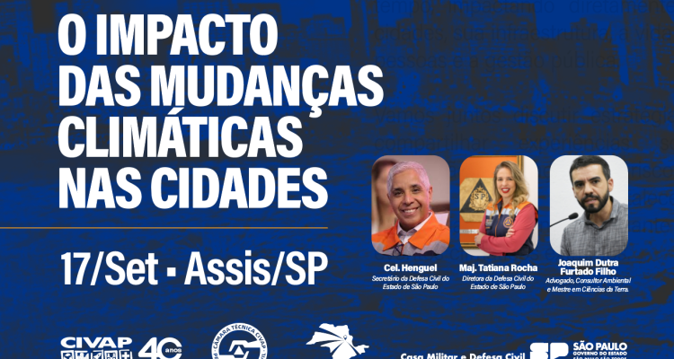 Seminário discute impacto das mudanças climáticas nas cidades em Assis Seminário discute impacto das mudanças climáticas nas cidades em Assis
