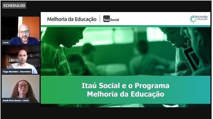 CIVAP RECEBE O CURSO ENSINO HÍBRIDO NA PRÁTICA EM PARCERIA COM O ITAÚ SOCIAL