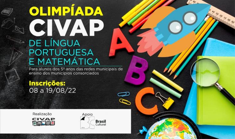 CIVAP LANÇA OLIMPÍADA REGIONAL DE LÍNGUA PORTUGUESA E MATEMÁTICA